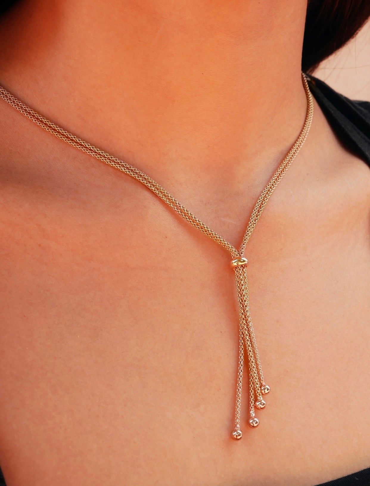 MESH Collana d'argento classica