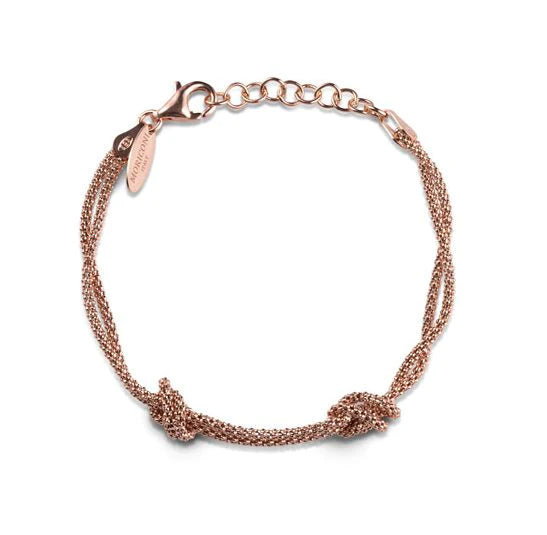 Bracciale MESH Forever Doppio Nodo Oro