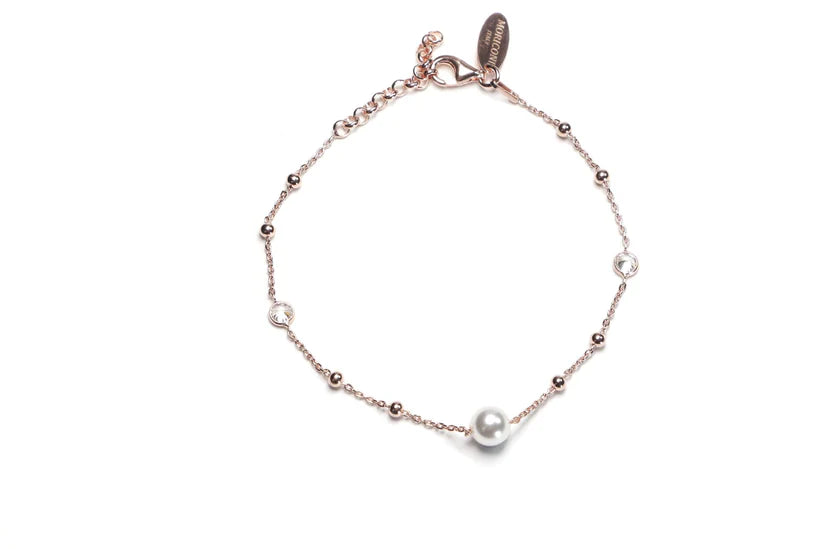 PEARL Classic Bracelet with Swarovski Elements Silver NCB397W