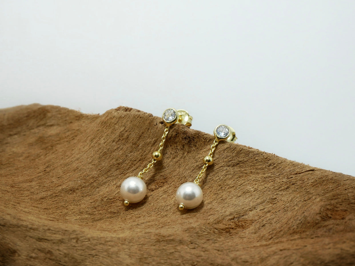 PEARL Classic Earrings with Swarovski Elements