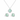Clover gift set Silver with Green quartz