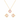 Clover gift set Gold with Pink quartz