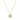 Trifoglio | Collana con Quarzo Verde