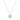 Trifoglio | Collana con Quarzo Verde
