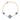 Clover | Bracelet with Blu Quartz