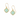 Clover | Earrings with Green Quartz