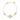 Bracciale trifoglio con quarzo tiffany