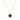 Clover | Necklace with Black Quartz