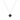 Clover | Necklace with Black Quartz