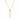 Mesh forever knot necklace