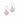 Clover | Earrings with Pink Quartz