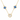 Clover | Necklace with Blu Quartz and Mother of Pearl