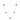 Clover | Necklace with Black Quartz