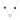 Clover | Necklace with Black Quartz and Mother of Pearl