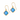 Clover | Earrings with Blu Quartz