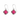 Clover | Orecchini con Quarzo Rosso