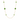 Clover long necklace with emerald quartz