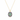 Florentine Blue Oval Mosaic Necklace