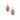 Florentine Oval Enamelled Rose Window Drop Earrings