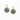 Florentine Enamelled Rose Window Round Drop Earrings