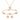 Clover gift set Gold with Pink quartz