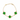 Clover | Bracciale con Quarzo Smeraldo