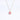Necklace with Pink Quartz and Zircon