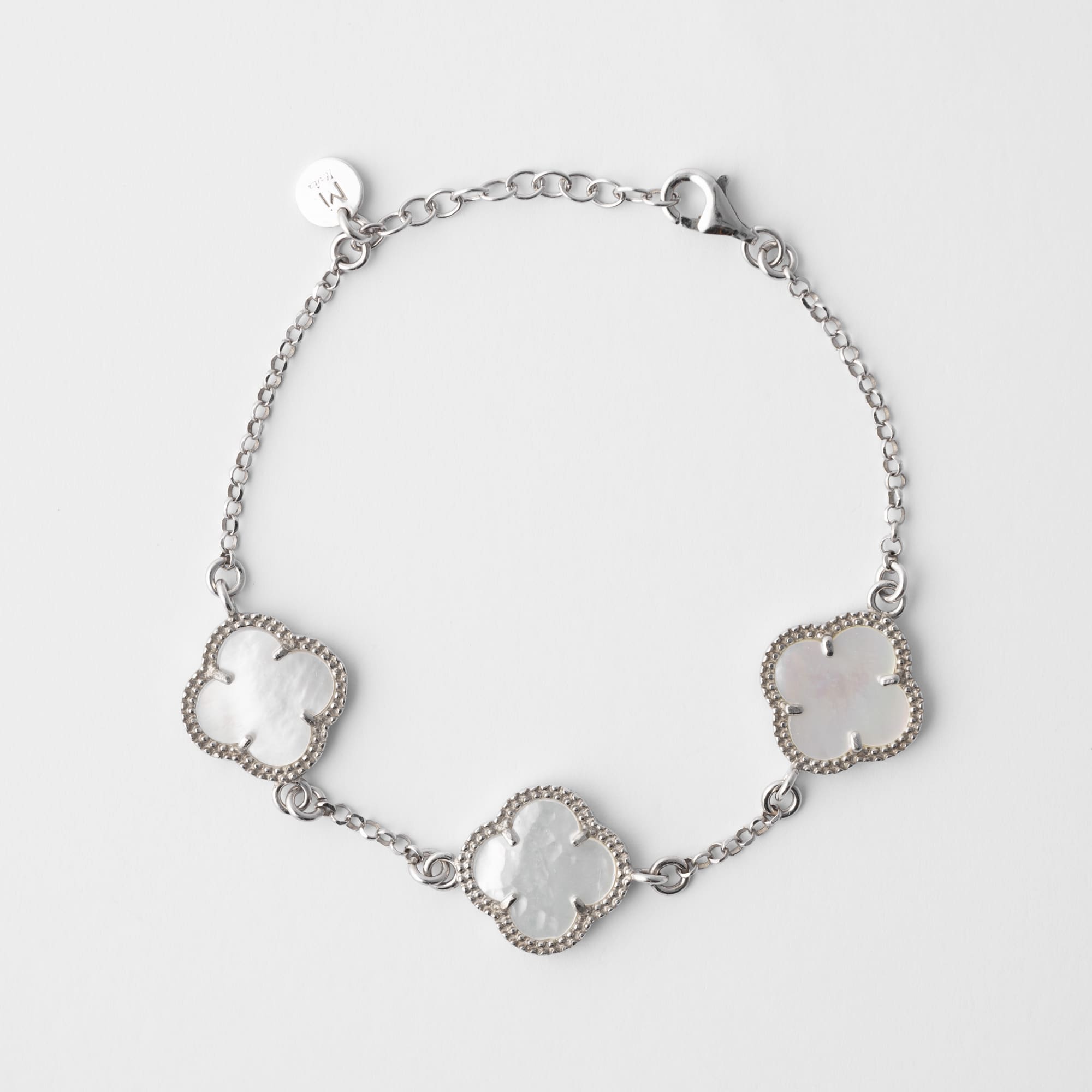 CLOVER Bracelet with mother of pearl