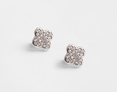 Diamond Earring Clover